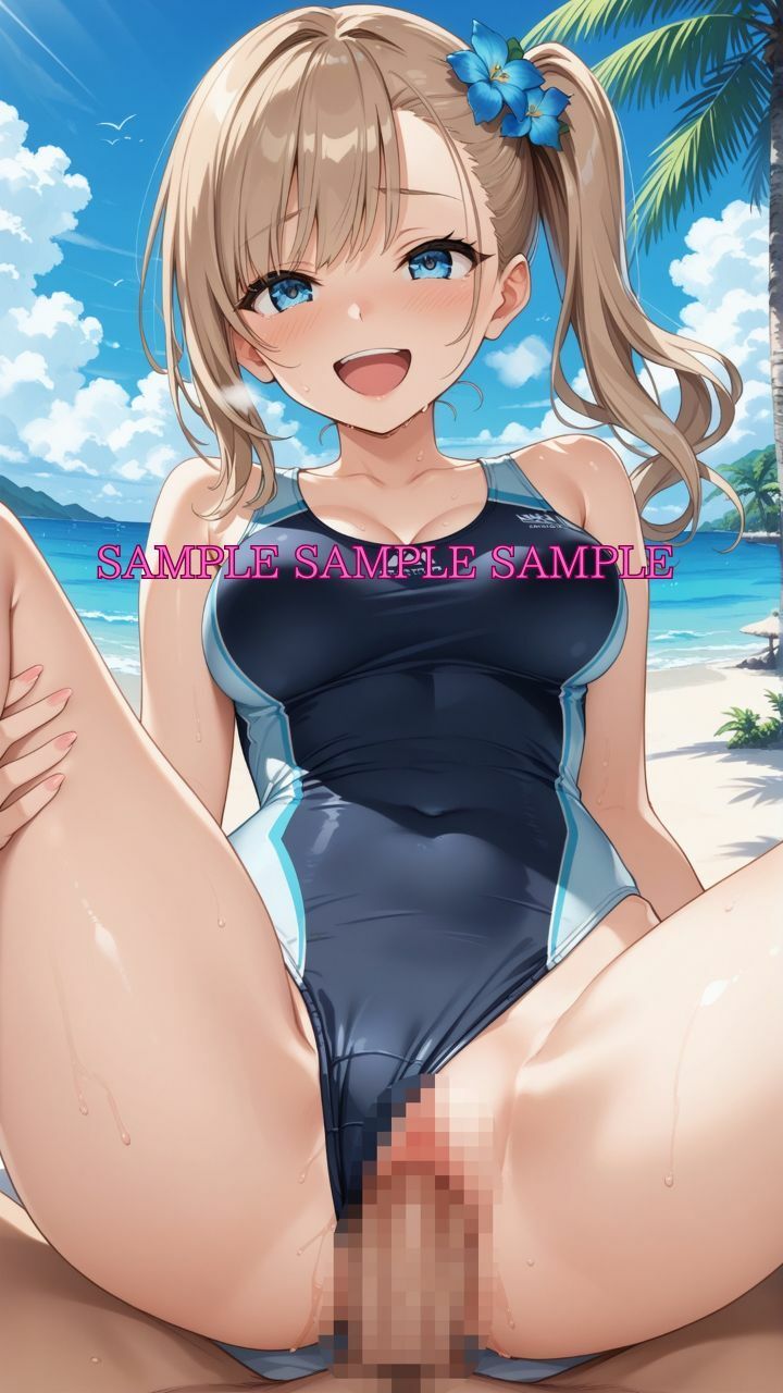 サンプル画像6:男女比1対10000の世界 競泳女子とセックスし放題でちんぽが乾く暇もないヤリ放題ハーレムライフ！！Vol.4(TailorFetiAI-Pix) [d_650847]