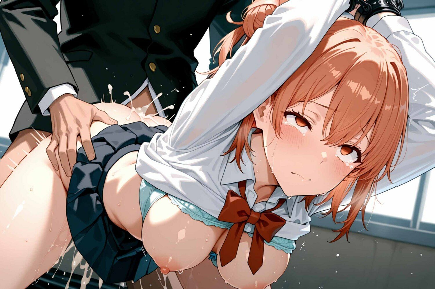 由比ヶ浜結衣を性奴●調教 画像7