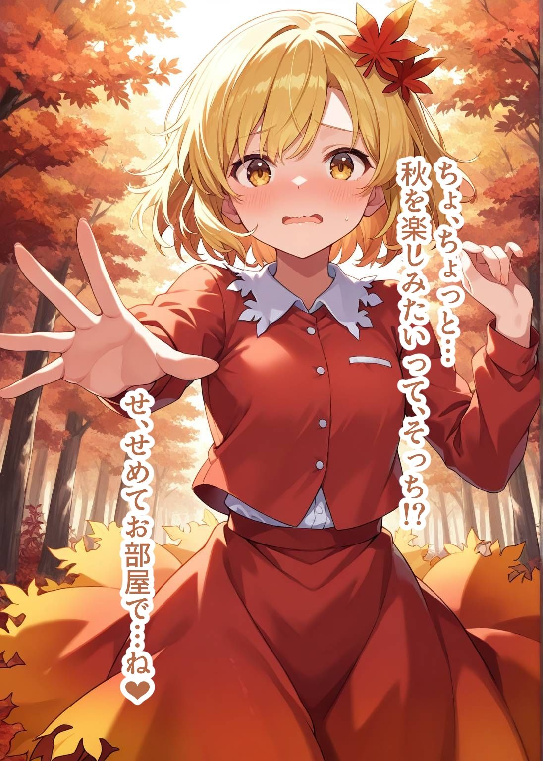 サンプル画像3:東方交尾録〜秋静葉編〜(東方FAP) [d_650907]