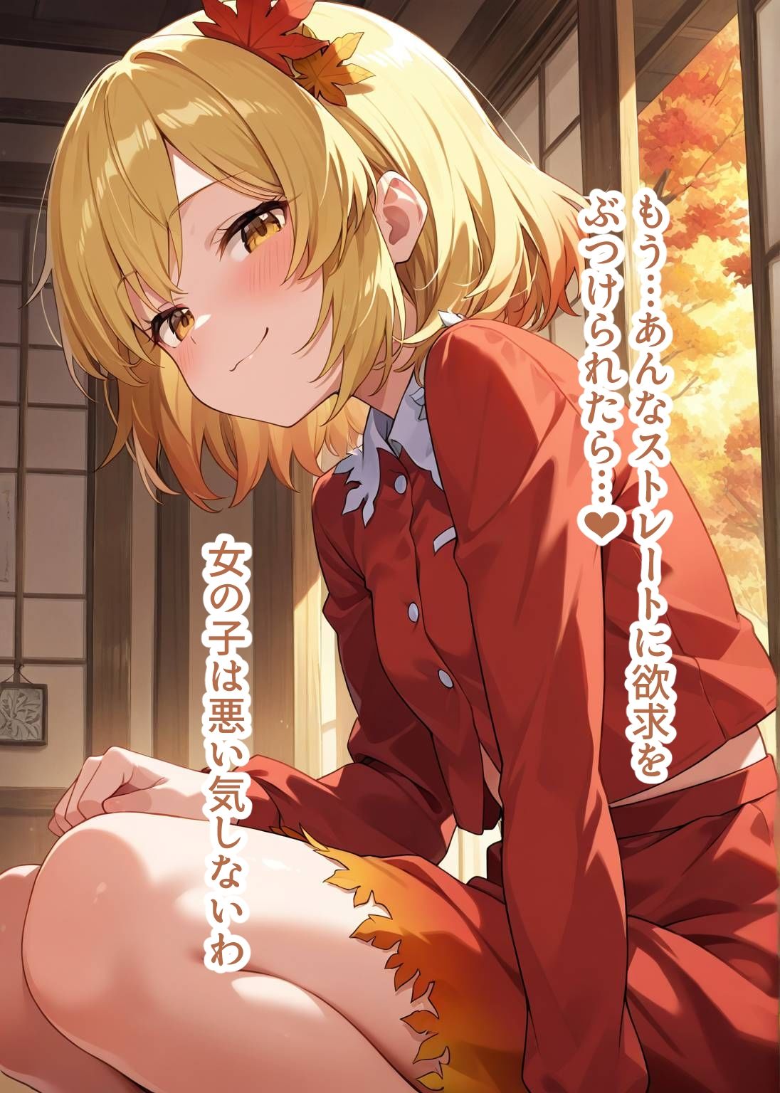 サンプル画像4:東方交尾録〜秋静葉編〜(東方FAP) [d_650907]