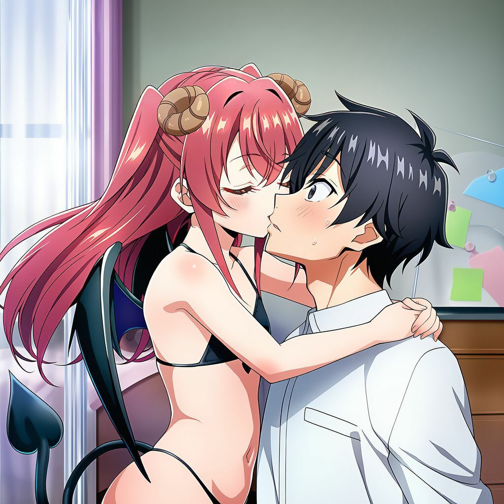 なぜか召喚されたサキュバスはキスをすると発育していく_出会い編 画像2