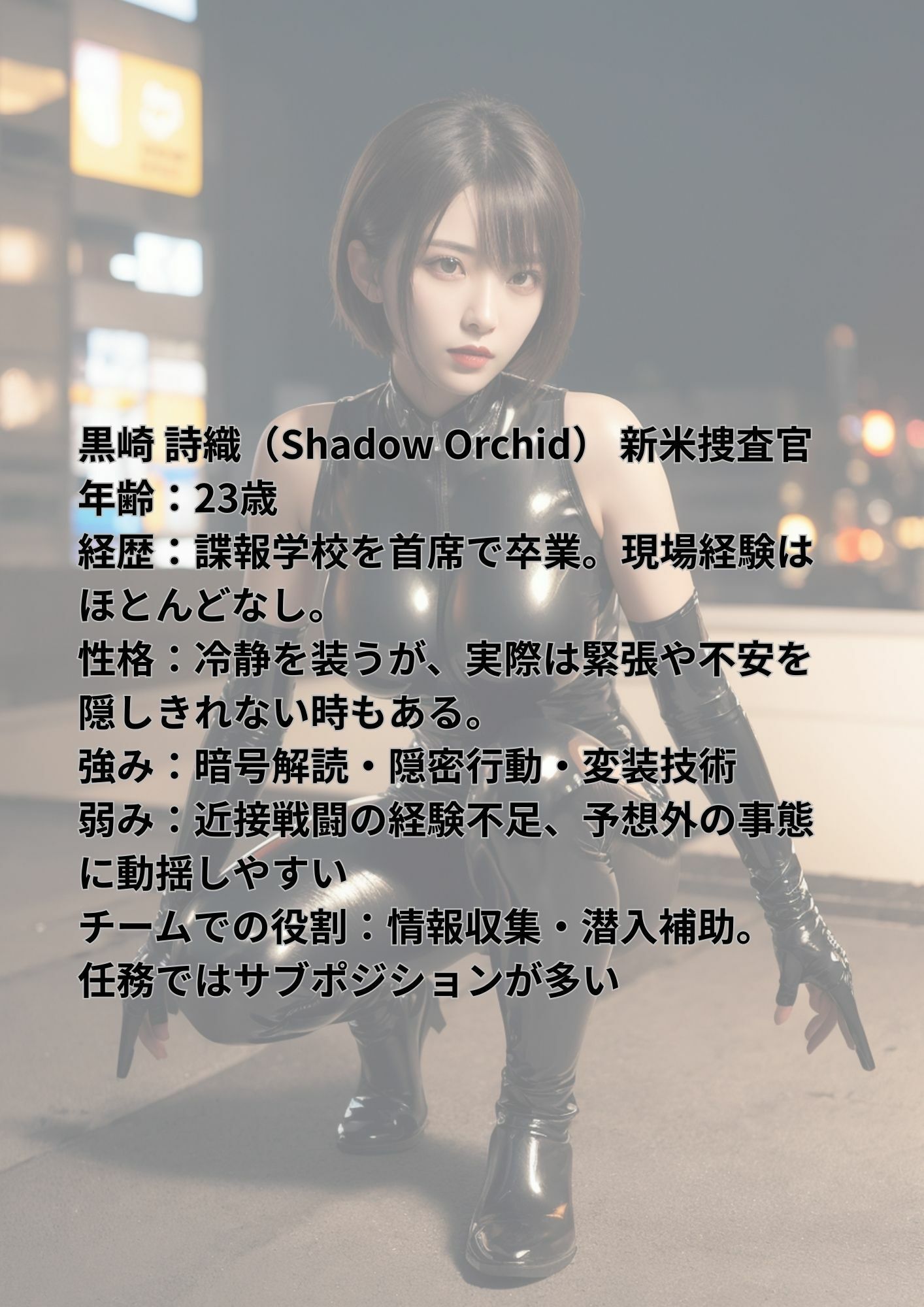 新米捜査官 黒崎 詩織 画像2