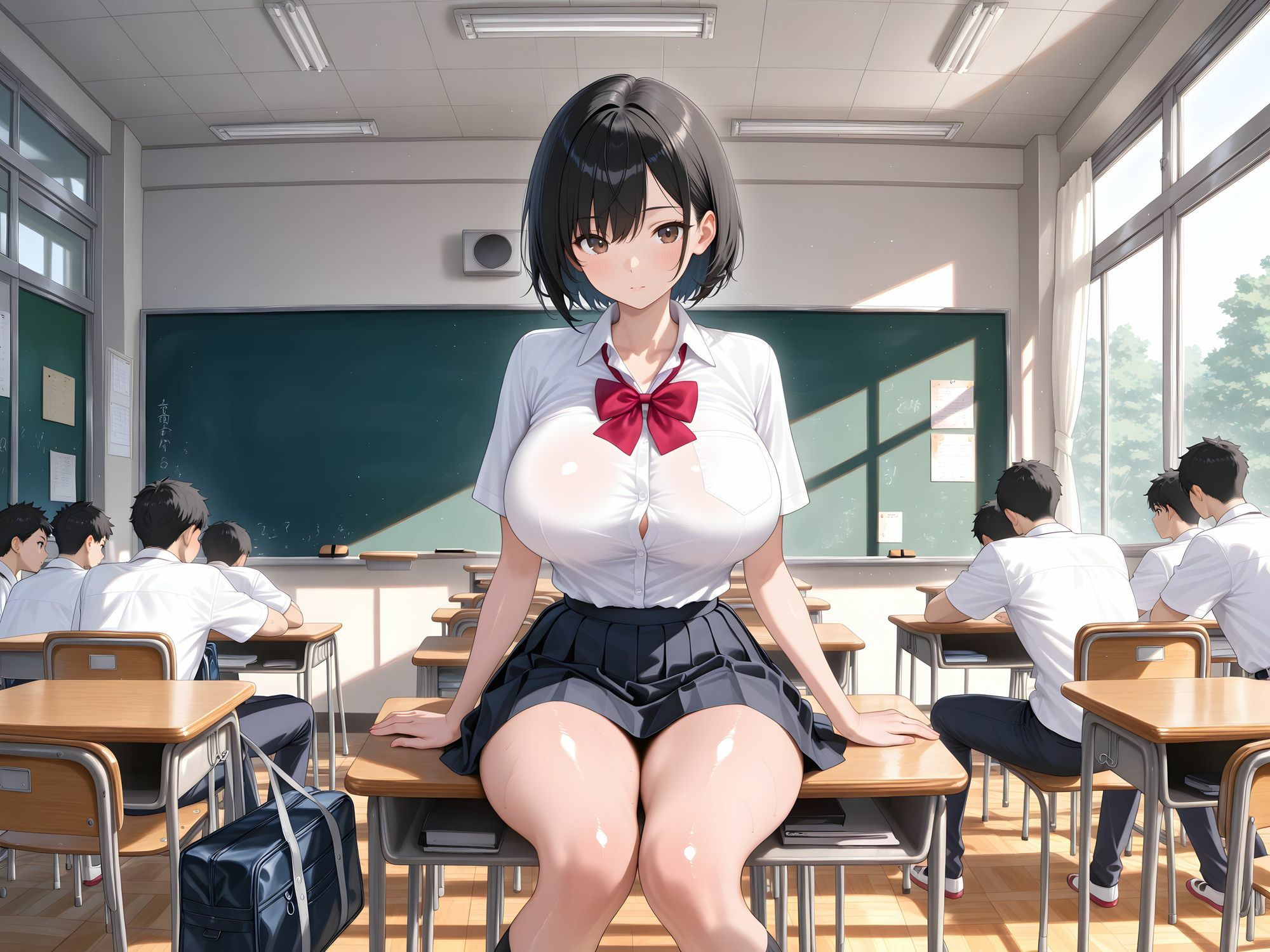 サンプル画像2:【4K高画質】催◯堕ち  幼馴染  女子校生になった幼馴染はHカップ以上になっていた件について(ちく姉) [d_650992]