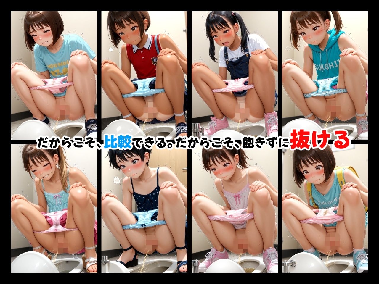 少女たちのトイレ事情 〜放尿観察記録集〜 ぺどりす工房 エロ画像3