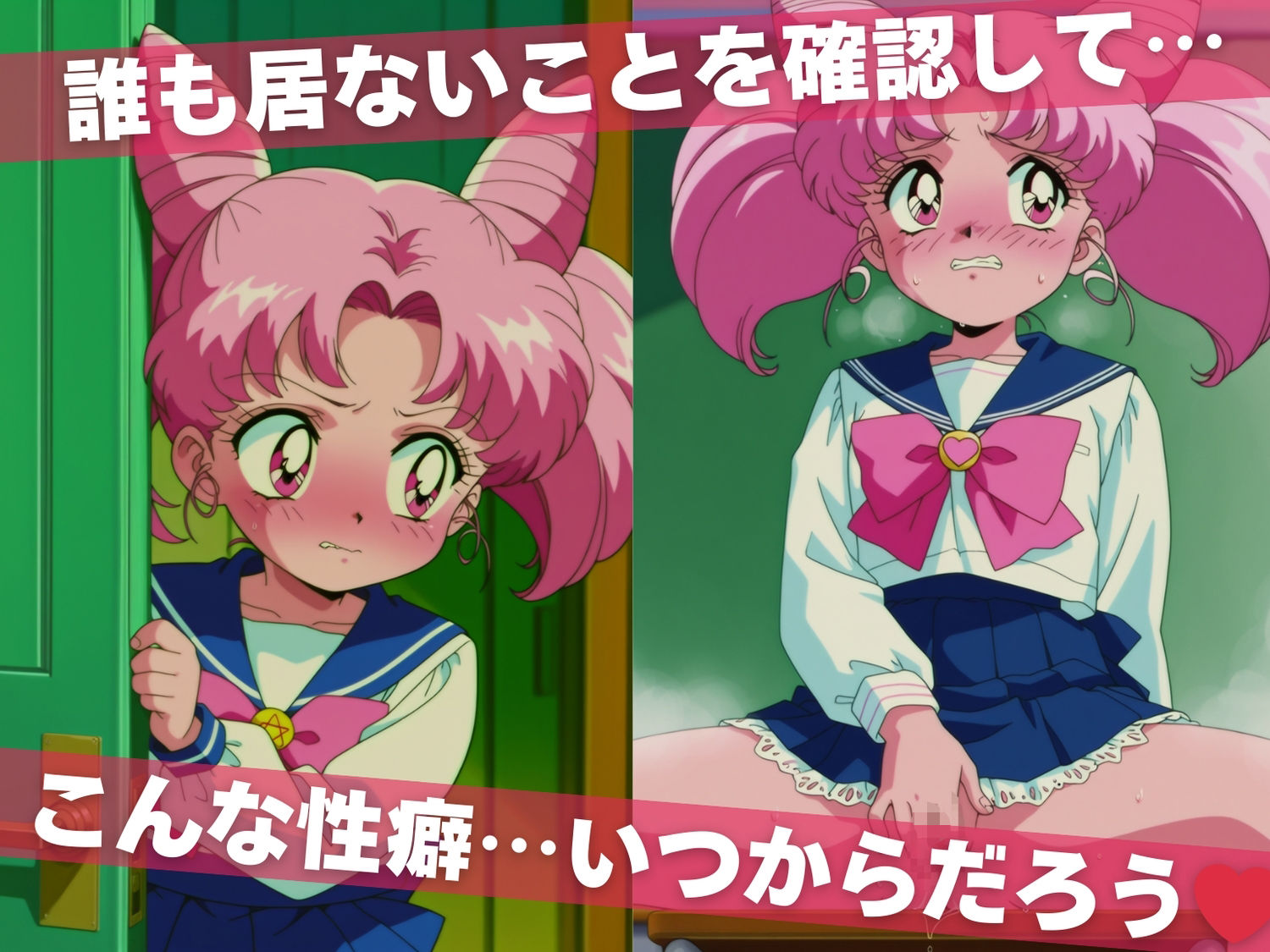 オナニー覗かれ、寝取られて セーラ●ムーン(vol.2) 〜 学校編 〜 おじさんに暴かれた秘密 画像2