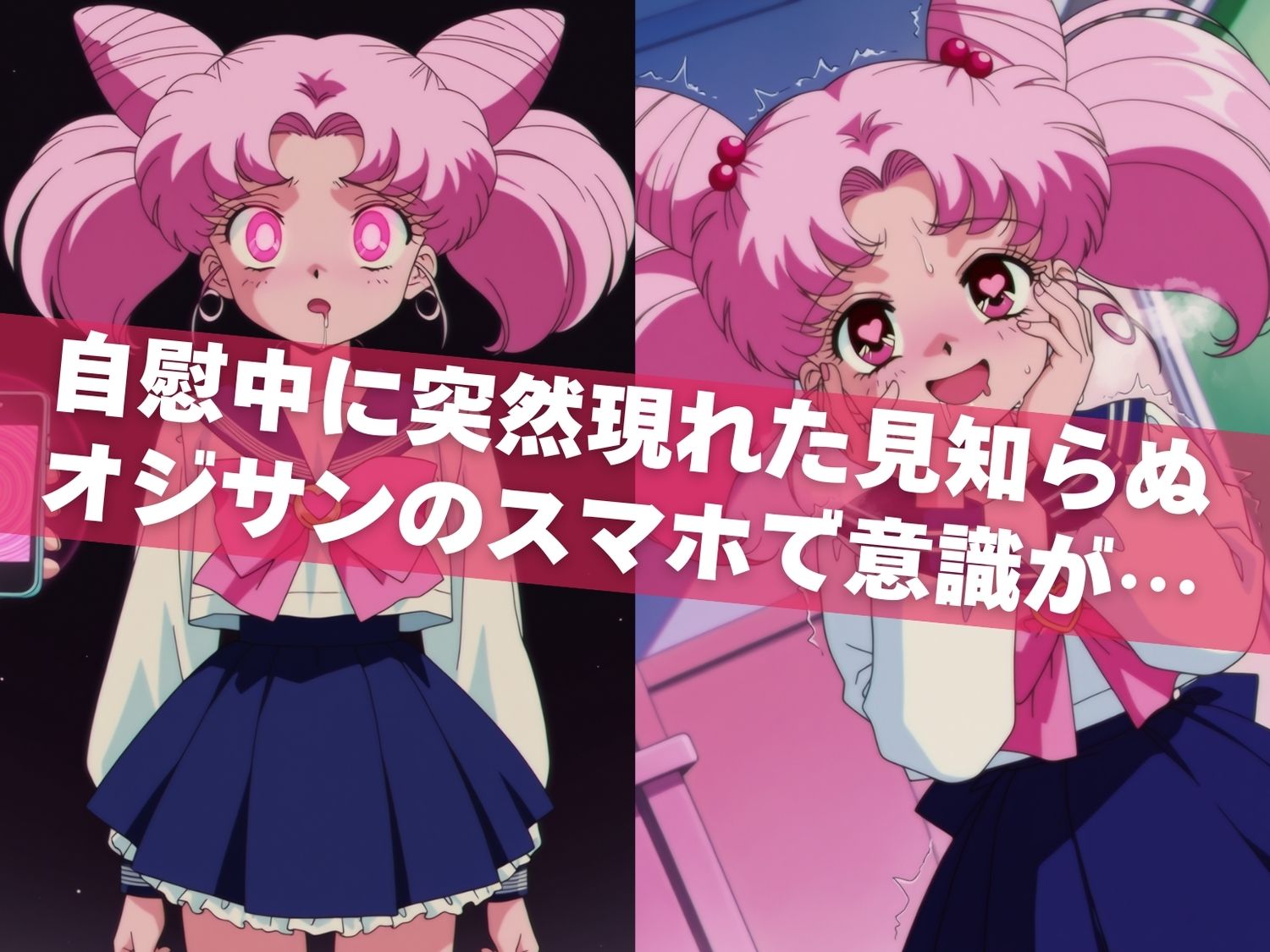 オナニー覗かれ、寝取られて セーラ●ムーン(vol.2) 〜 学校編 〜 おじさんに暴かれた秘密 画像4