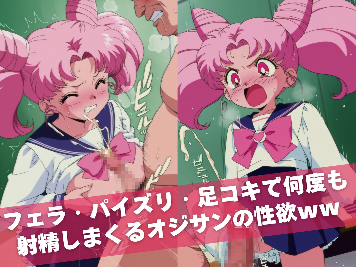 オナニー覗かれ、寝取られて セーラ●ムーン(vol.2) 〜 学校編 〜 おじさんに暴かれた秘密 画像6