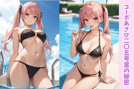 コーポあさひ205号室の秘密/メイちゃんとプールでエッチの巻 画像1
