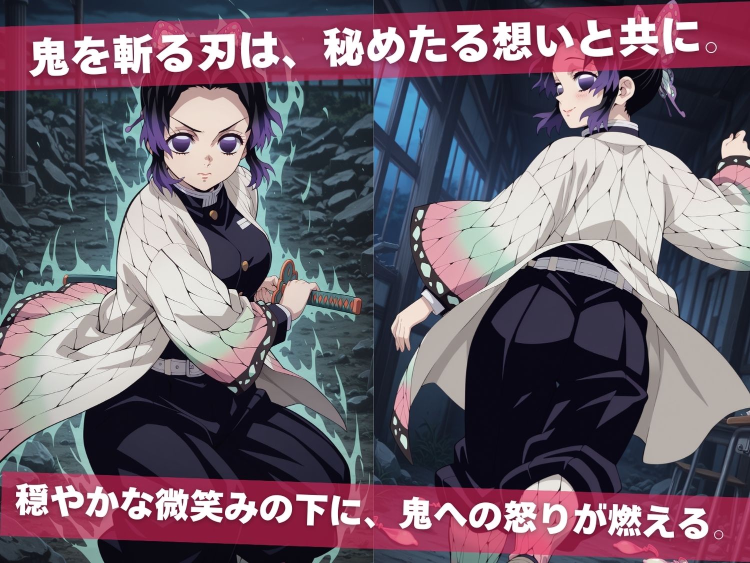 オナニー覗かれ寝取られて  鬼滅●刃 〜 鬼退治編 〜 おじさんに暴かれた秘密 画像1
