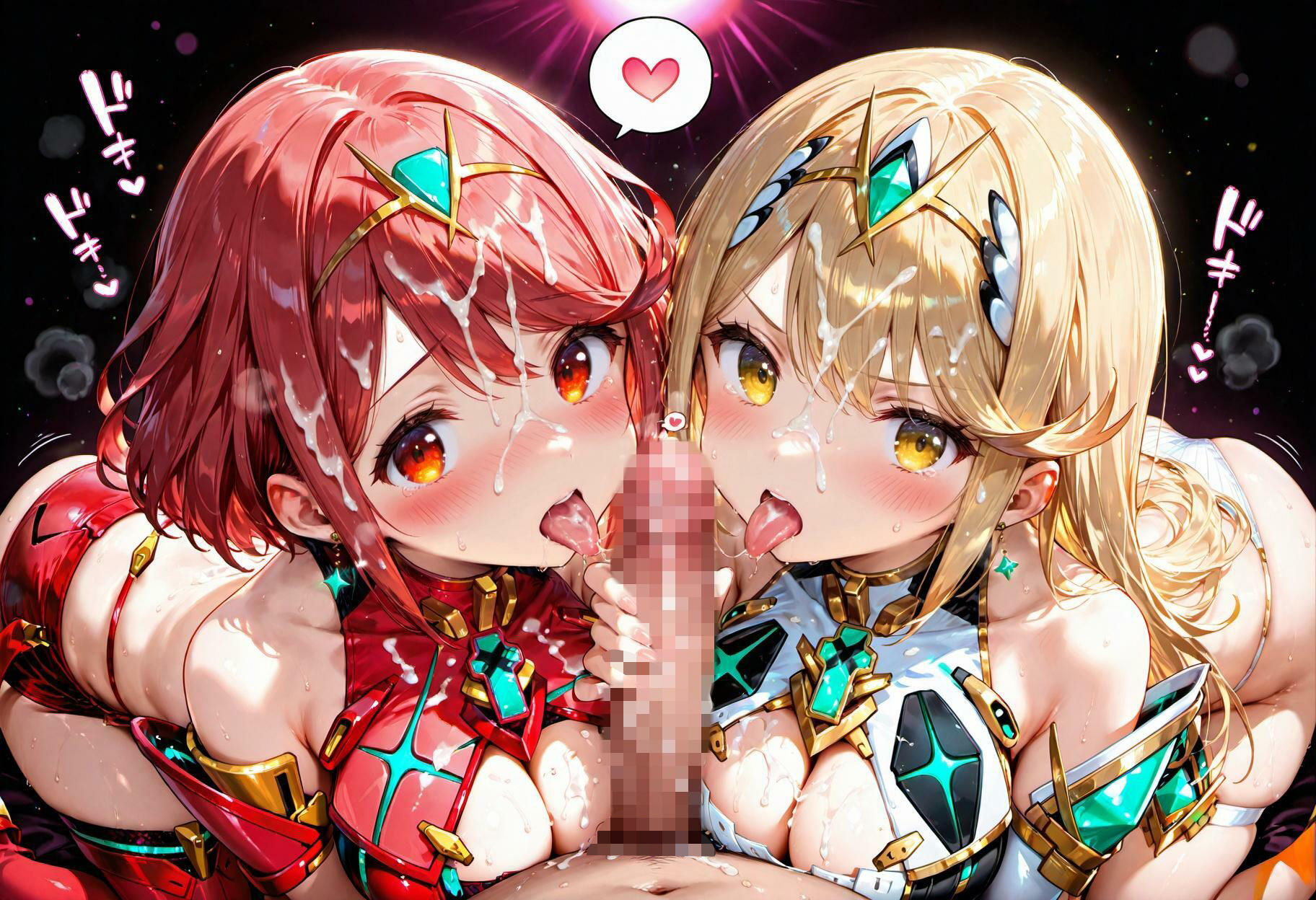 そんなにおぢさんのおちんぽ大好きなのかい?〜嫌なのに嫌なのにっ!〜魅惑のおぢんぽ最強無双【ホ〇ラ&ヒ〇リ編】 画像1