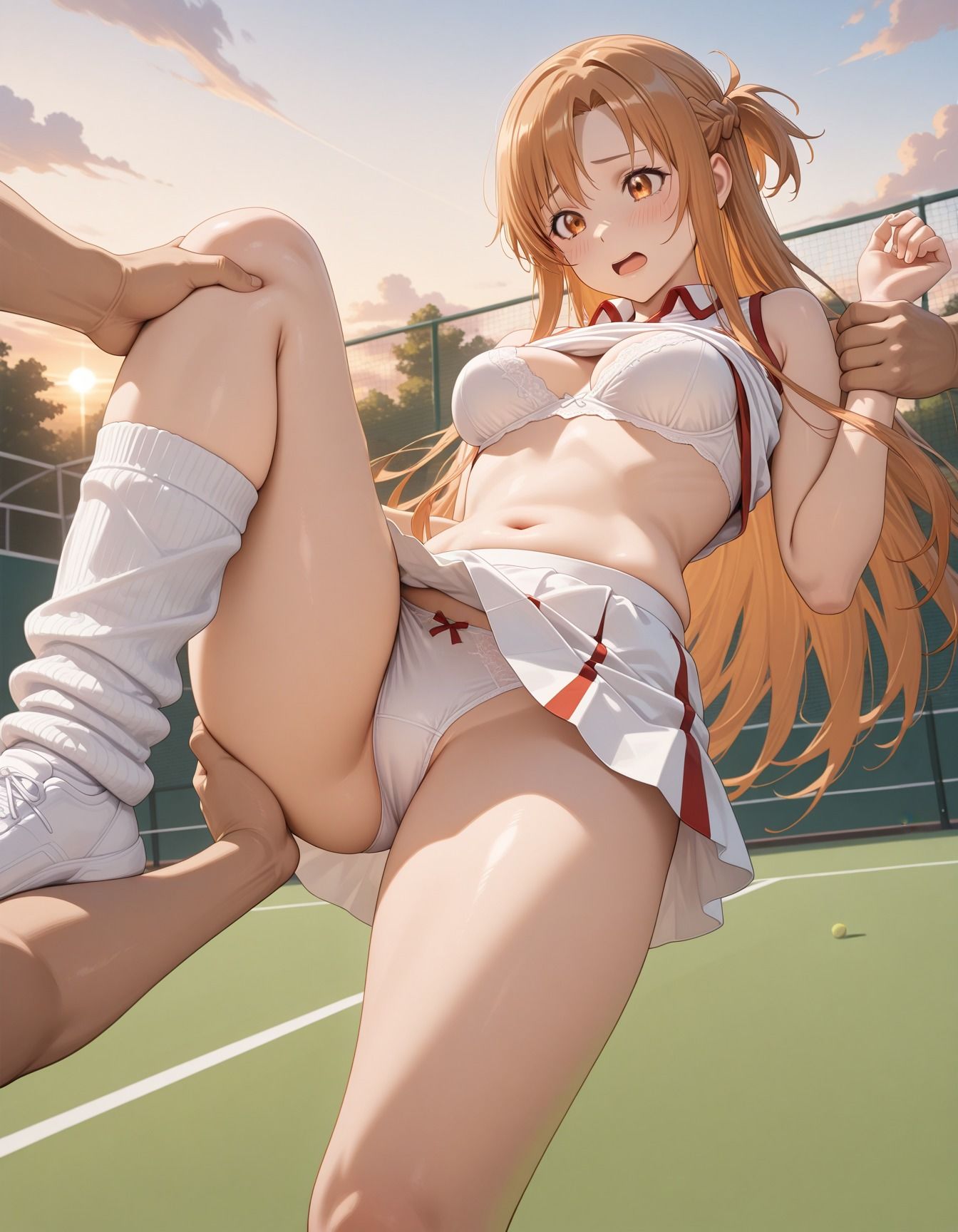 キモデブ達に輪●されたテニス少女 画像4