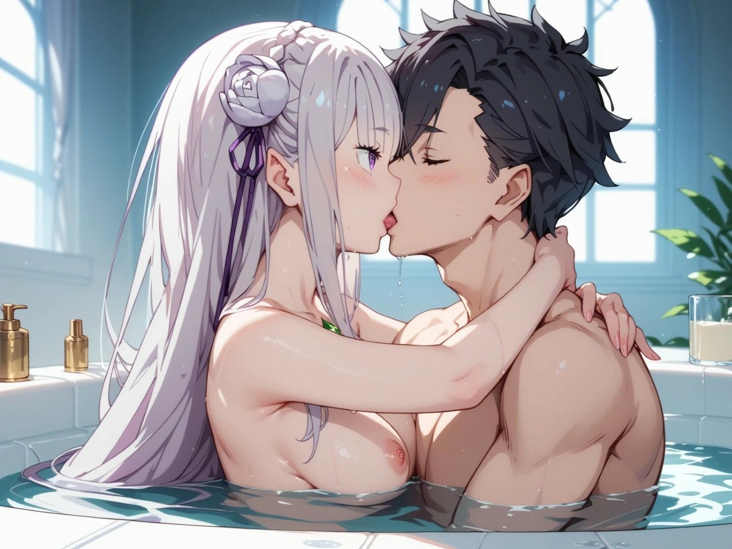 エ〇リアがいろいろな男性と……エッチなイラスト集! 画像3