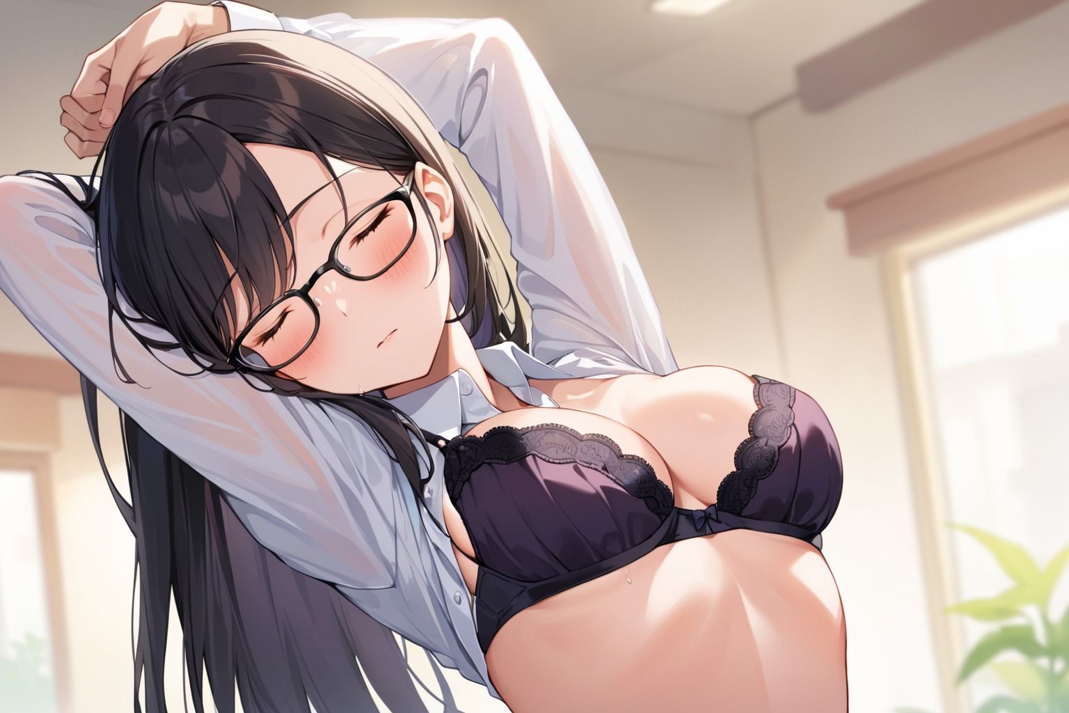 無気力美女にキモオタ絶倫男子が種付けピストンを繰り返す 画像2