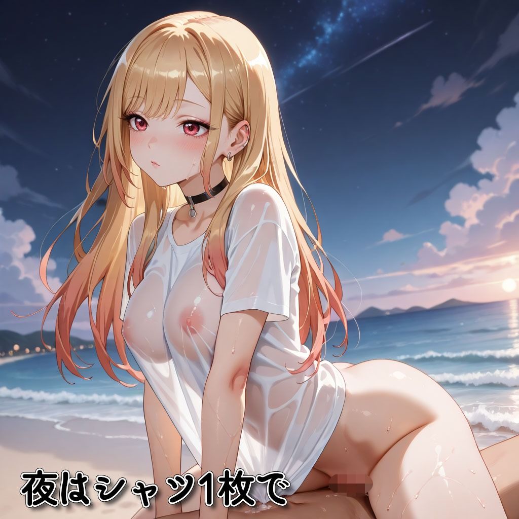 【4kアニメ動画】喜多川海夢 〜性奴●人形化計画〜 灼熱のビーチで丸一日ハメ撮り映像 画像5