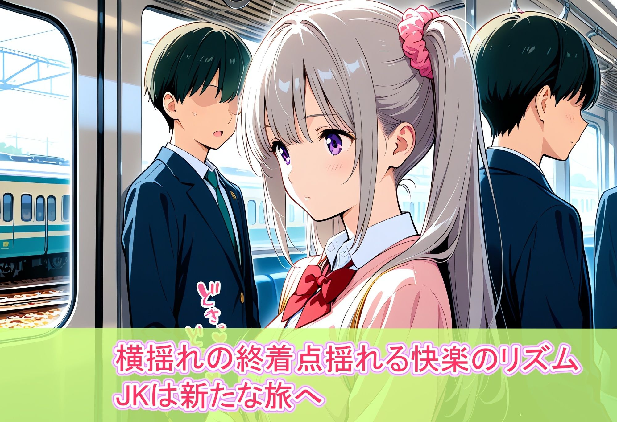 サンプル画像2:電車の中で…3.1(タイパッチョ) [d_651841]