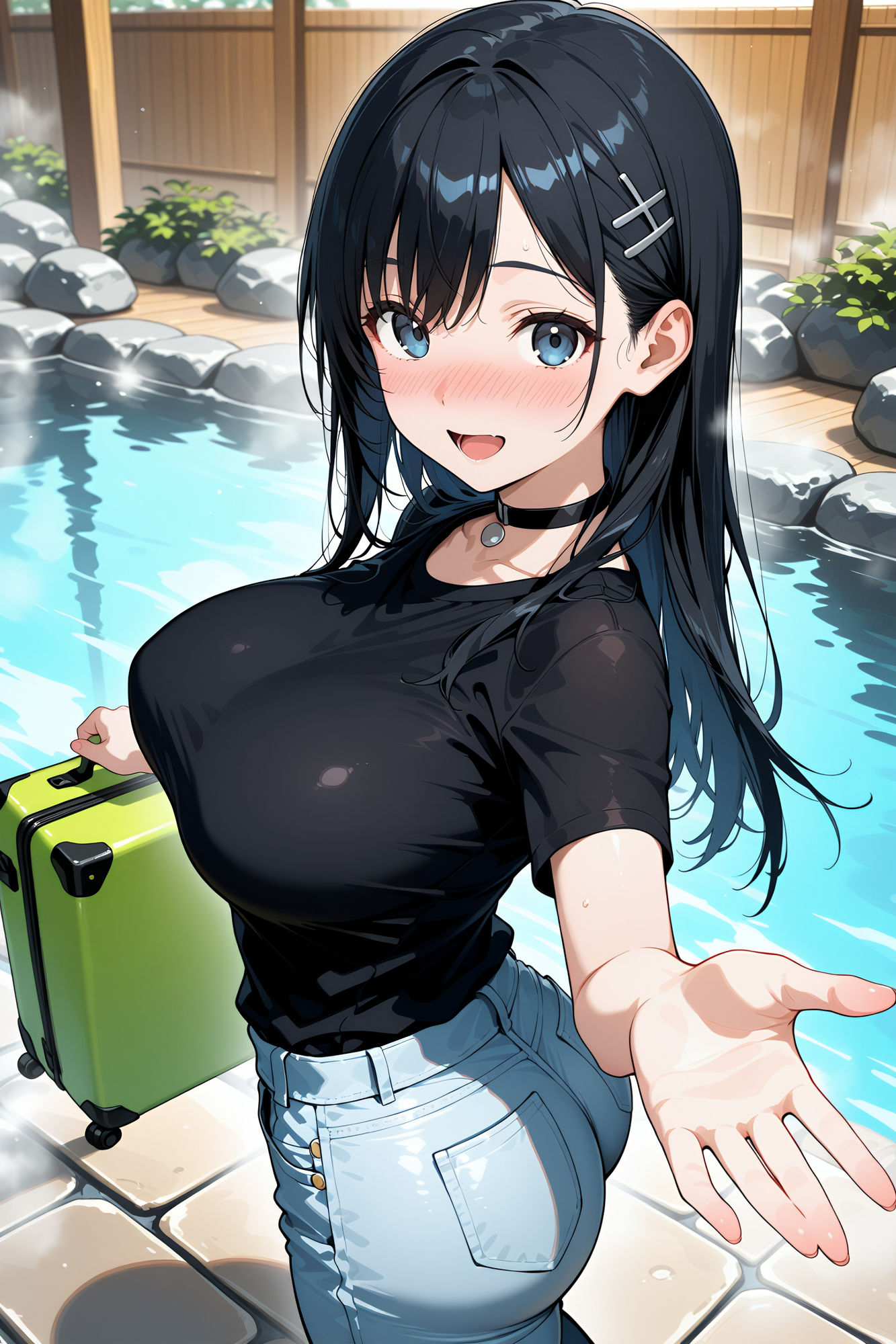 クラス一の美少女と温泉旅行に来たCG集 画像10