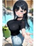 クラス一の美少女と温泉旅行に来たCG集