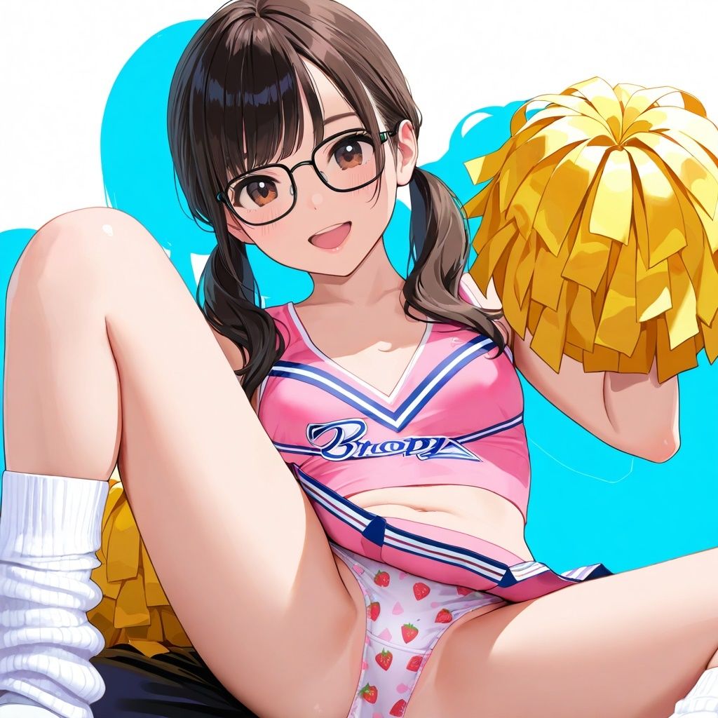 生パンチアガールのM字パンチラ 画像2