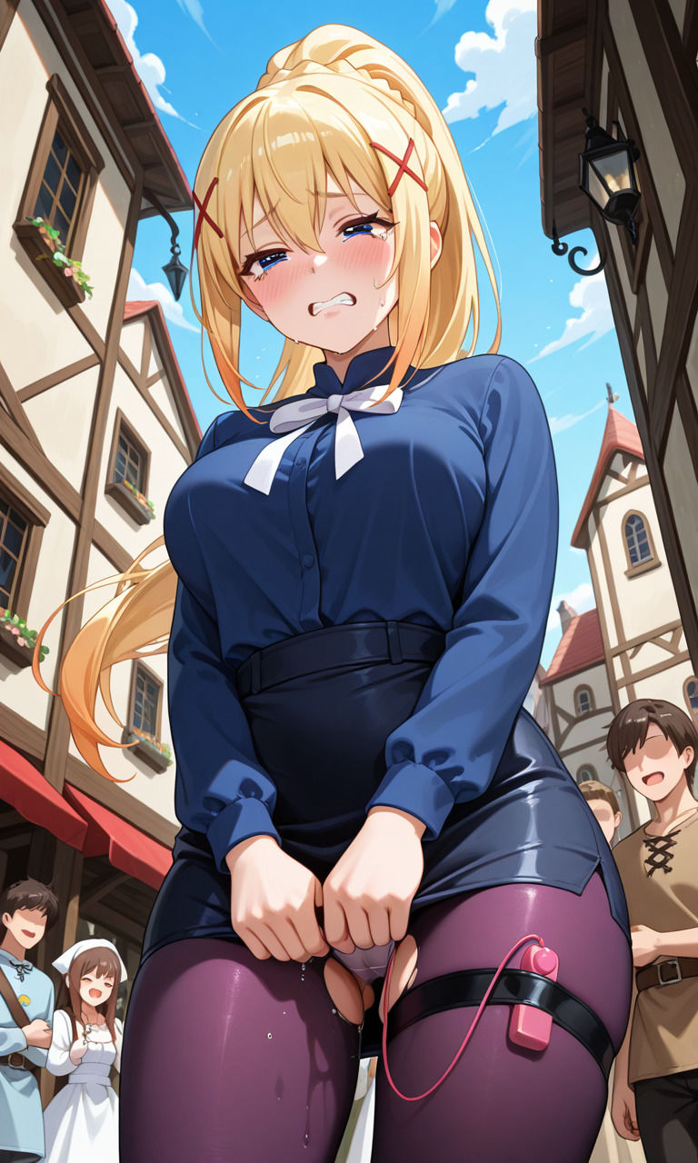 【このすば】アクア・めぐみん・ダクネス・ゆんゆん 〜駄女神・ドM女騎士・メス〇キ魔法使いをわからせアヘ顔堕ちCG集〜 | パンチラ・羞恥プレイ・パイズリ・中出しハメ 画像7