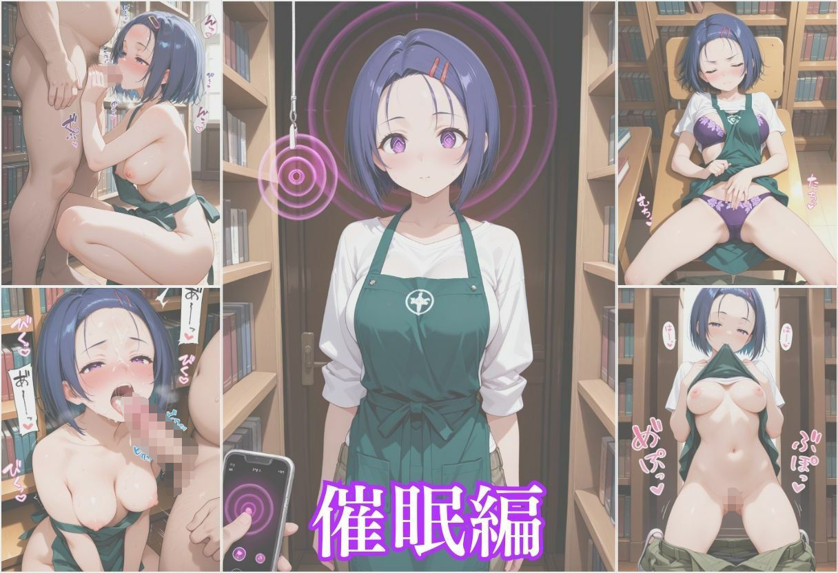 サンプル画像4:透視メガネ×催●  西連寺春菜  図書館バイト編(ちひたく) [d_651981]