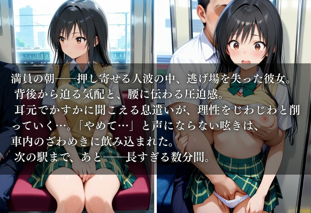 サンプル画像1:痴●鉄道【古手川  唯編】(さかも) [d_652045]