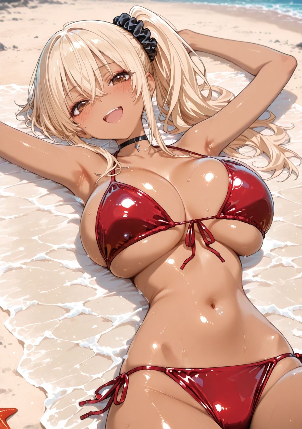 デカパイ黒ギャルちゃんとコスプレいちゃらぶえっちできる本 画像1