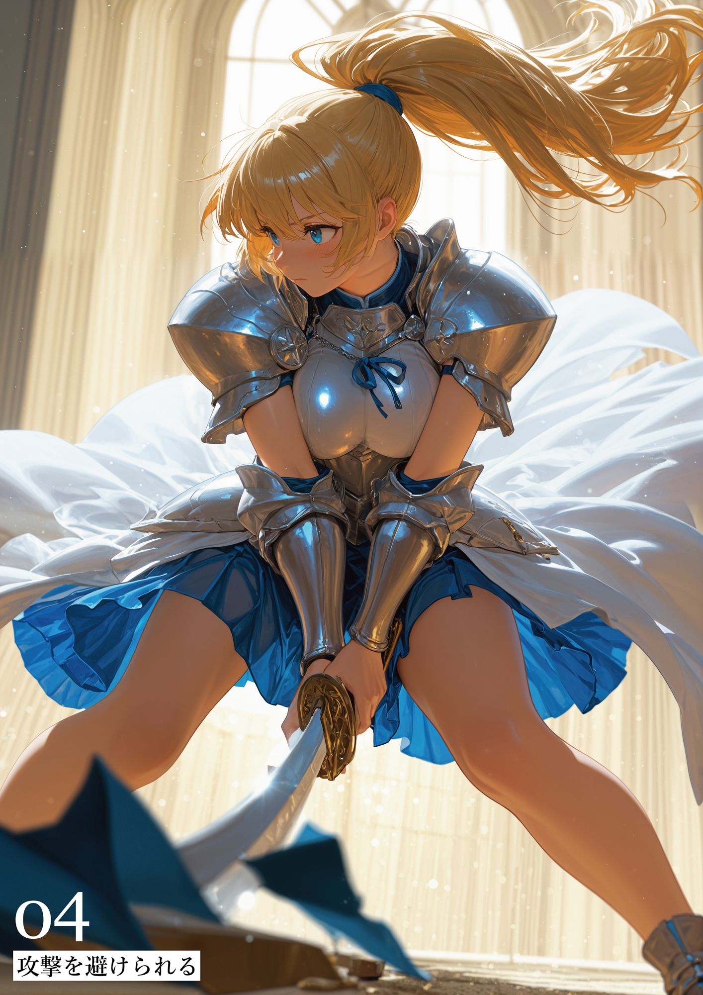 サンプル画像4:ヴァルキリーズ・スレイヤー 堕ちた楯セリシア〜誇り高き聖騎士の崩壊〜(まめ田たぬ吉) [d_652231]