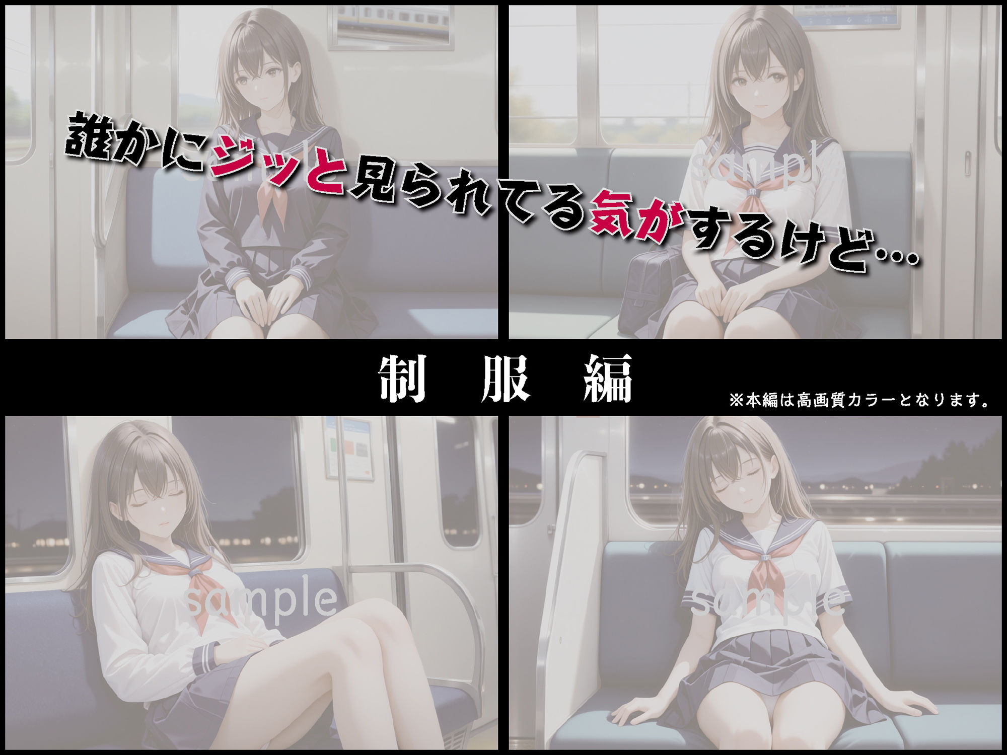 サンプル画像3:痴●列車〜ガクガク絶頂するまでイカされ続ける女子校生〜【豪華CG500枚収録】(奪われた純愛) [d_652285]