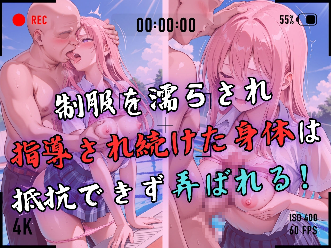 1万3000人の生徒を抱いた校長による有村桃子への性指導（プール掃除編） Re:ライト_栄新学園 エロ画像6