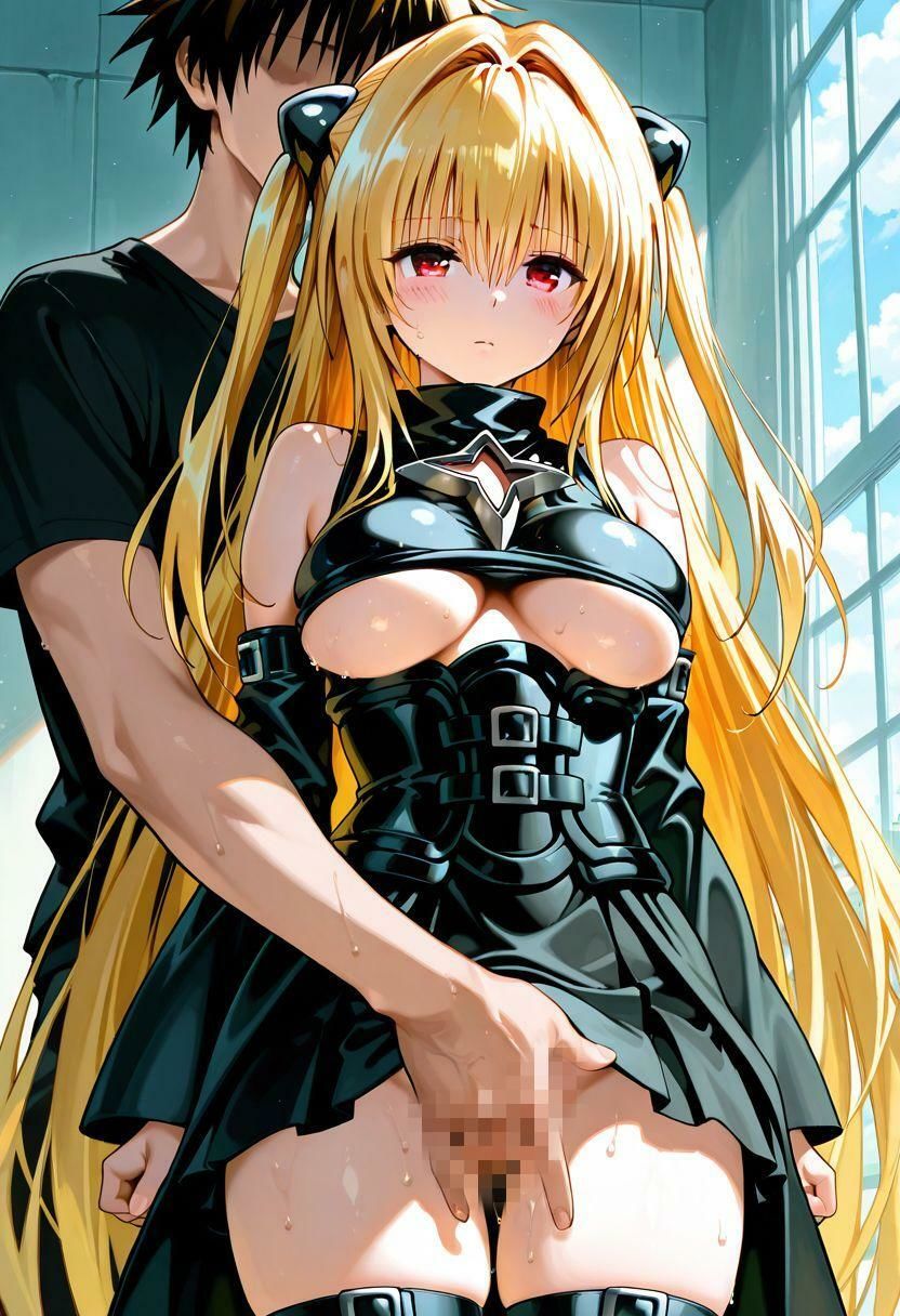 サンプル画像3:アニメヒロインのえっちなCG集ー金〇の〇編ー(AI-666-) [d_652475]