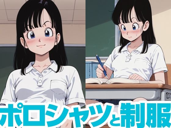 ポロシャツと制服の画像