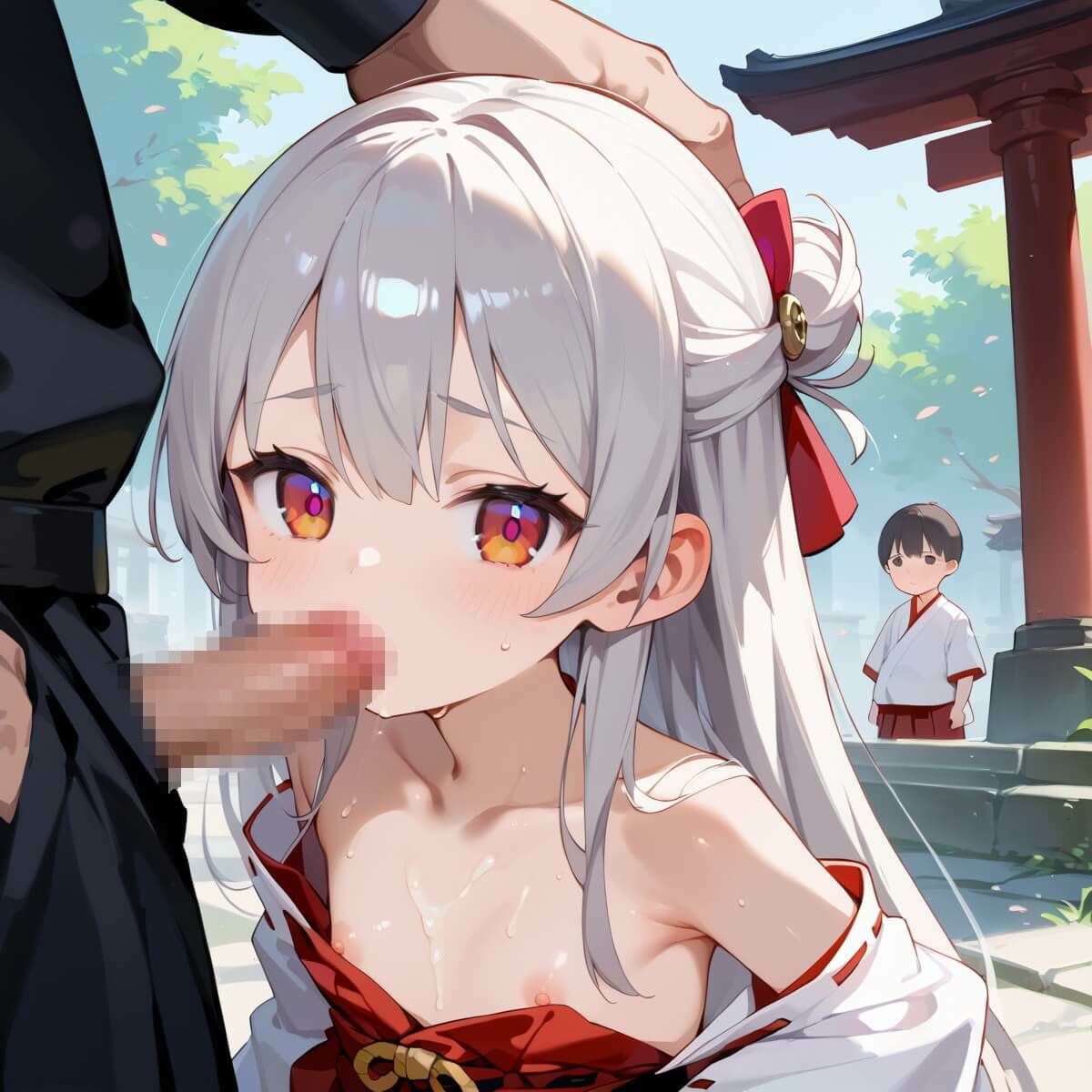 【セイウチ芸人】神聖な巫女ちゃんと神聖でエッチなことをしちゃうCG集です『ちっぱい巫女の神聖な性事★240枚』7