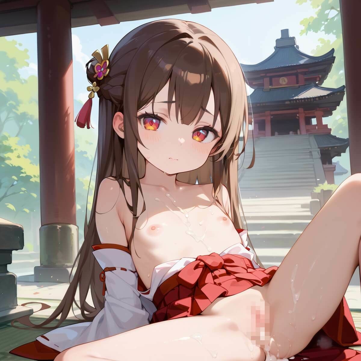 ちっぱい巫女の神聖な性事4★240枚7