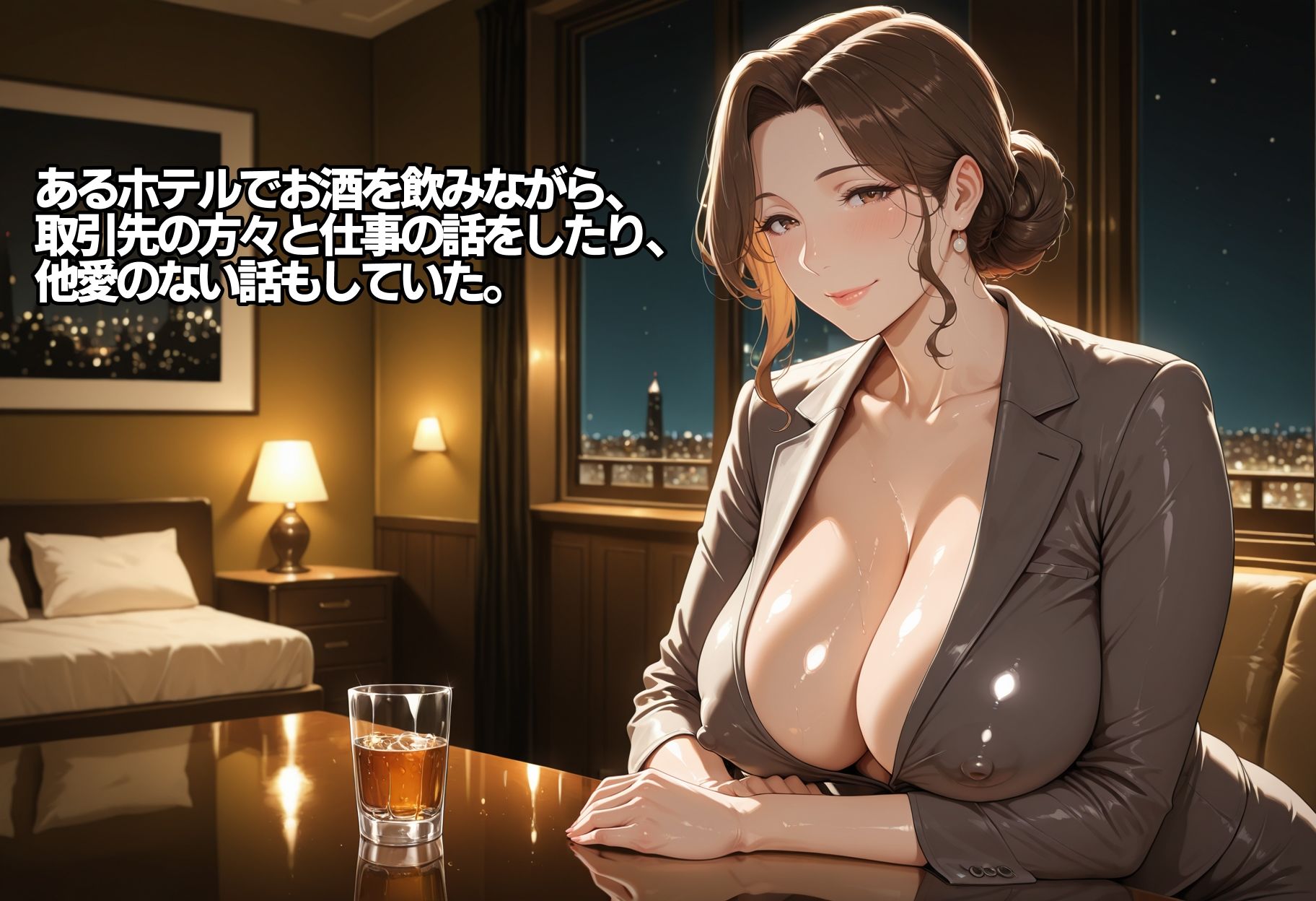 サンプル画像2:人妻OL媚薬接待(メインおかず研究所) [d_652737]