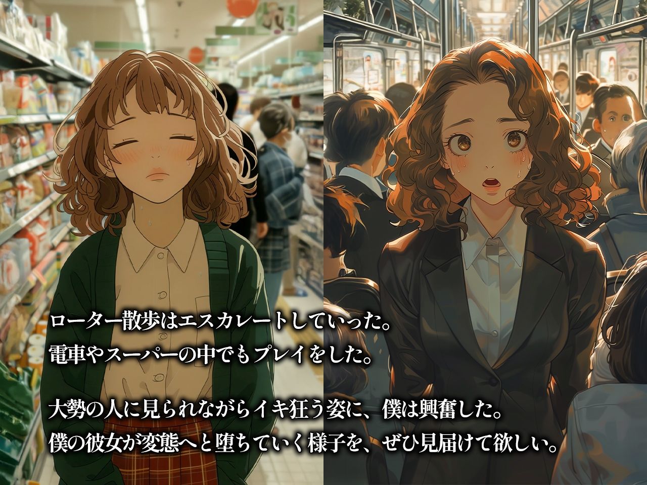 サンプル画像2:彼女がローター散歩で変態に堕ちるまで(ディープアイ) [d_652974]