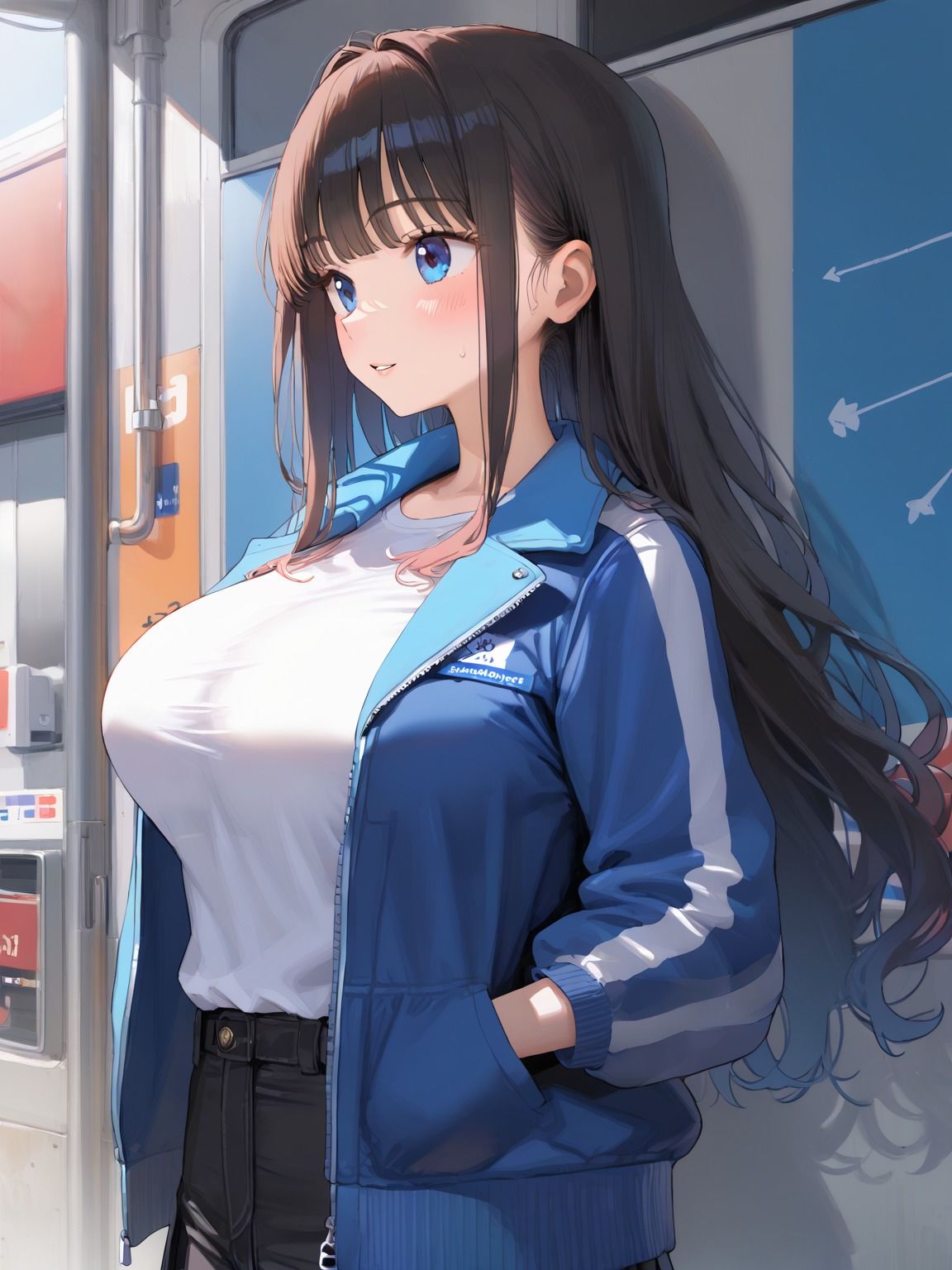 サンプル画像2:ご近所美人図鑑(みずいろマリン) [d_652979]