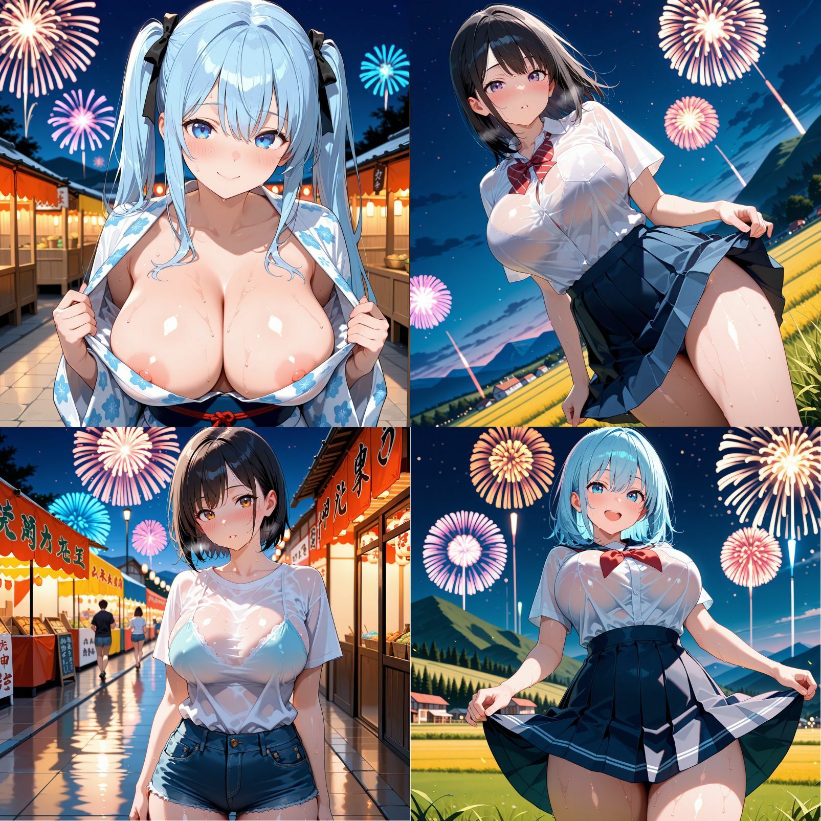 夏祭りの種付け係〜病んで旅に出た俺が夏祭りでモテまくった話〜 画像4