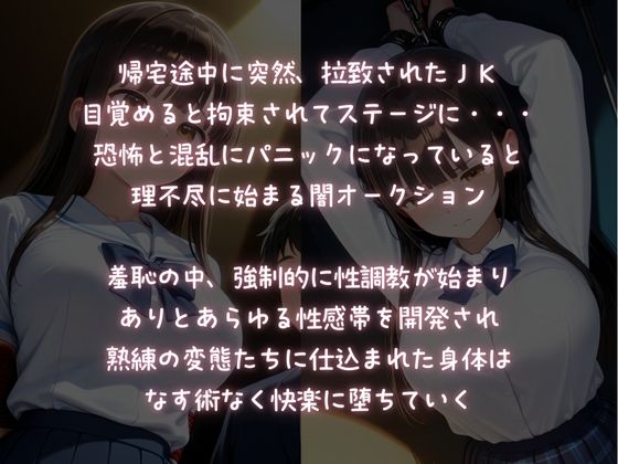 拉致監禁公開調教〜理不尽に性奴●にされる闇のJKオークション〜 画像1