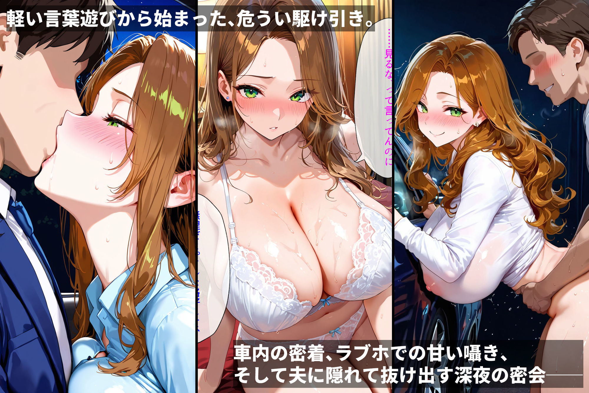 サンプル画像3:俺、人妻ギャルを寝取る。〜出張先で出会った女の顔が忘れられなくて〜(あーもん堂) [d_653182]