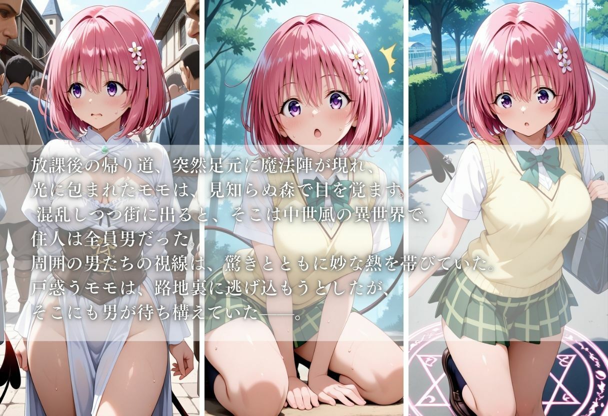 サンプル画像1:転生したら男しかいない国だった件〜モモ編〜(幻像アトリエ) [d_653217]