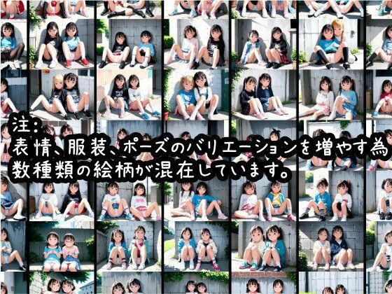 二人だったら大丈夫！仲良しW露出激ロリパンチラ・パンモロ ふわふわコットン盛沢山！ パンチラ専科 エロ画像11