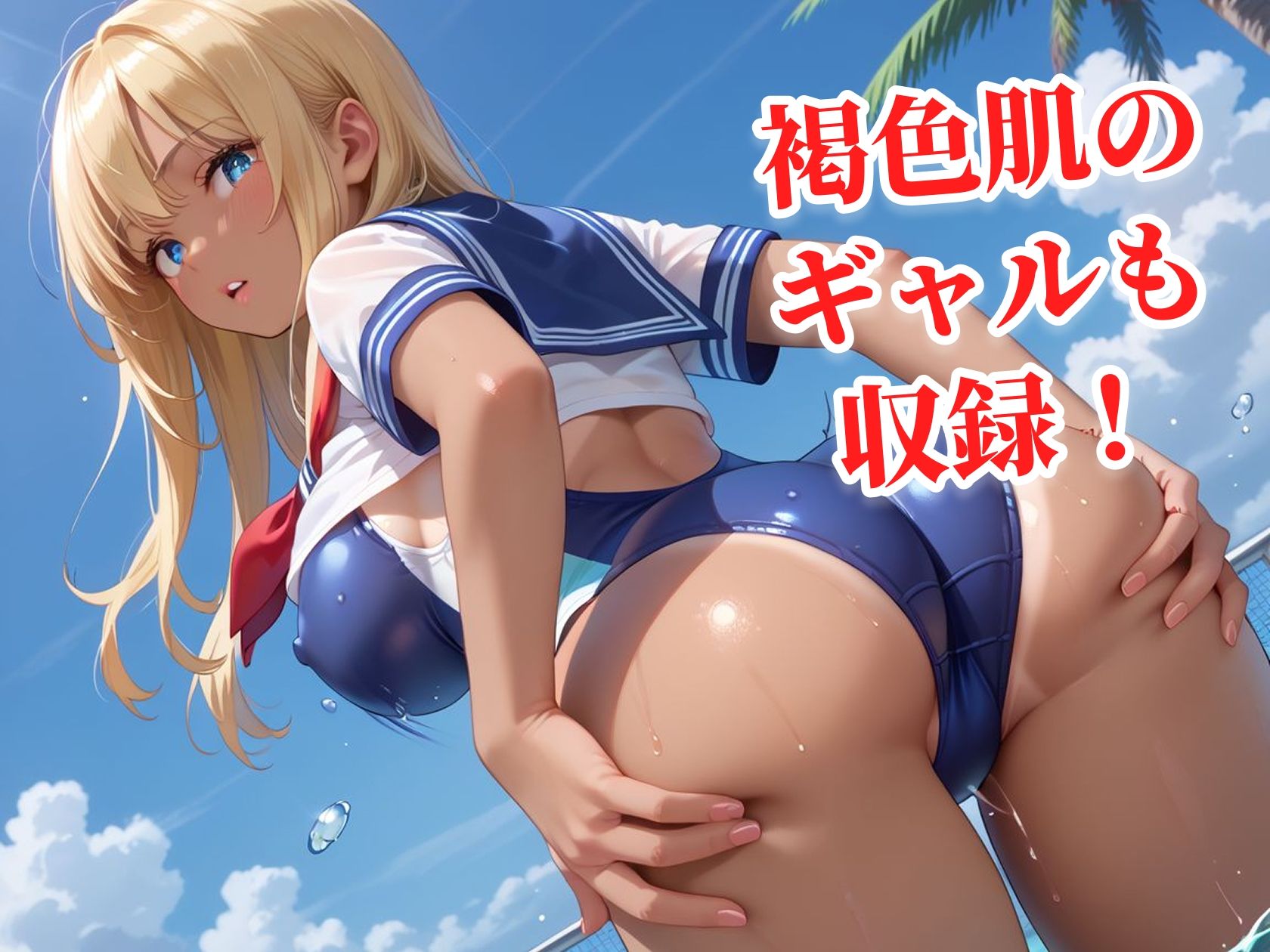 サンプル画像5:ギャルと夏〜むっちりボディ女子をハメる〜(あいすめろんぱん) [d_653341]