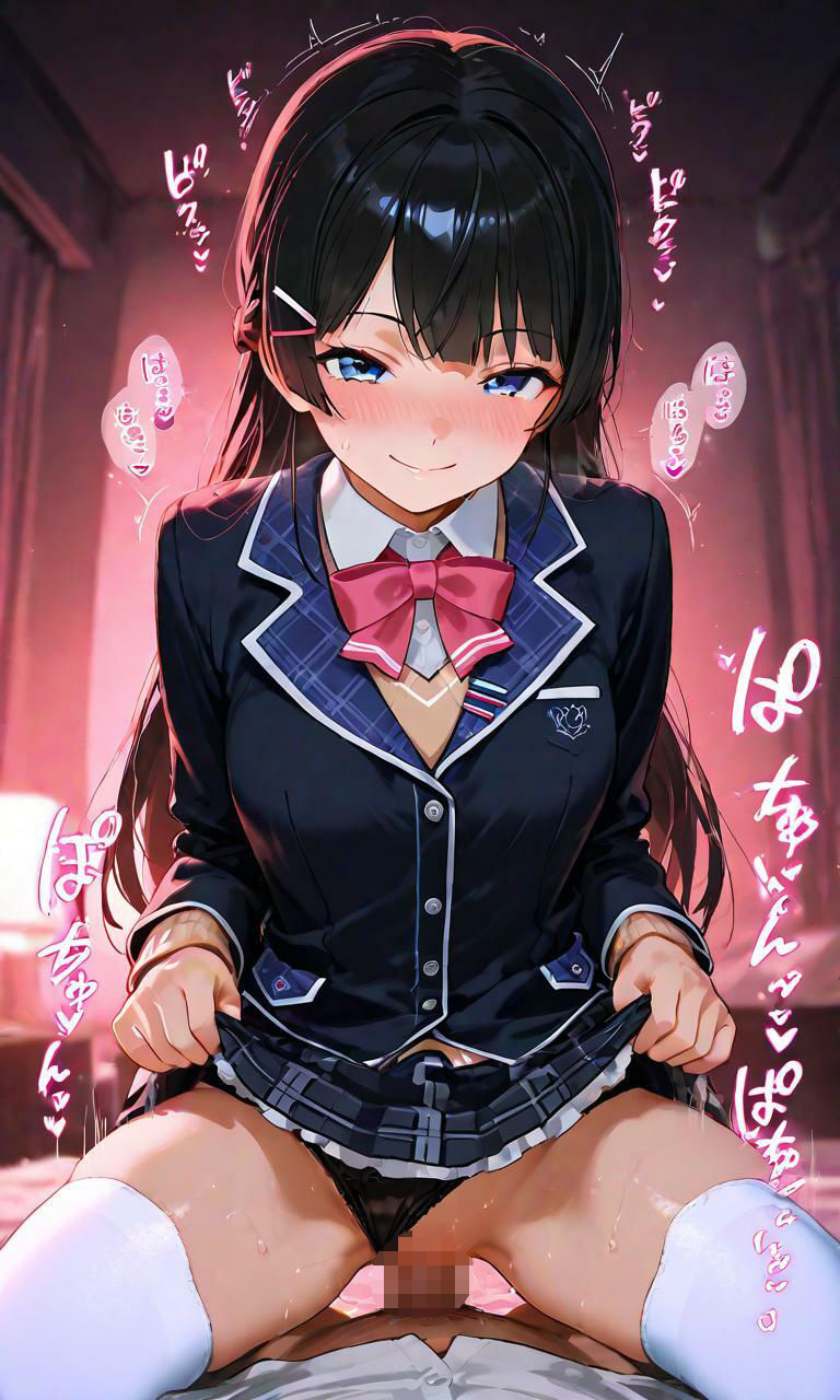 サンプル画像3:Vtuber月〇美兎  清楚系委員長のドS調教日誌〜徹底的に搾られる僕〜(夕焼けAI@競泳水着) [d_653349]