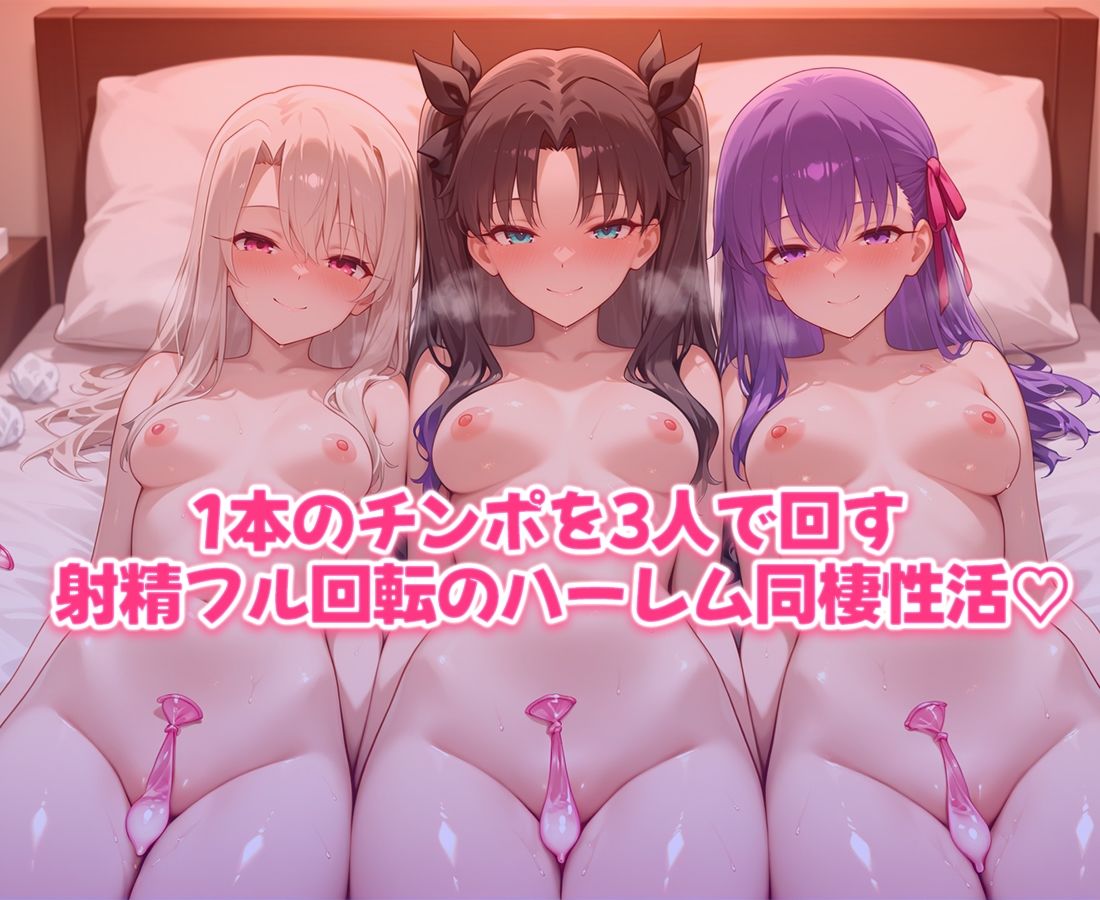 サンプル画像6:おちんぽシェアハウス〜1本のちんぽをみんなでシェアするハーレム生活  FATE編(なめられてたまるか) [d_653426]