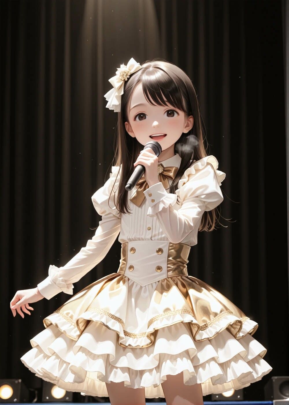 清楚系地下アイドルグループの妹みたいな推しがファンサービスのコスプレ撮影会中に何度も中出しされてしまう闇営業 お尊さん エロ画像2