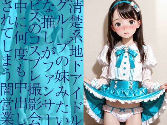 清楚系地下アイドルグループの妹みたいな推しがファンサービスのコスプレ撮影会中に何度も中出しされてしまう闇営業[お尊さん]