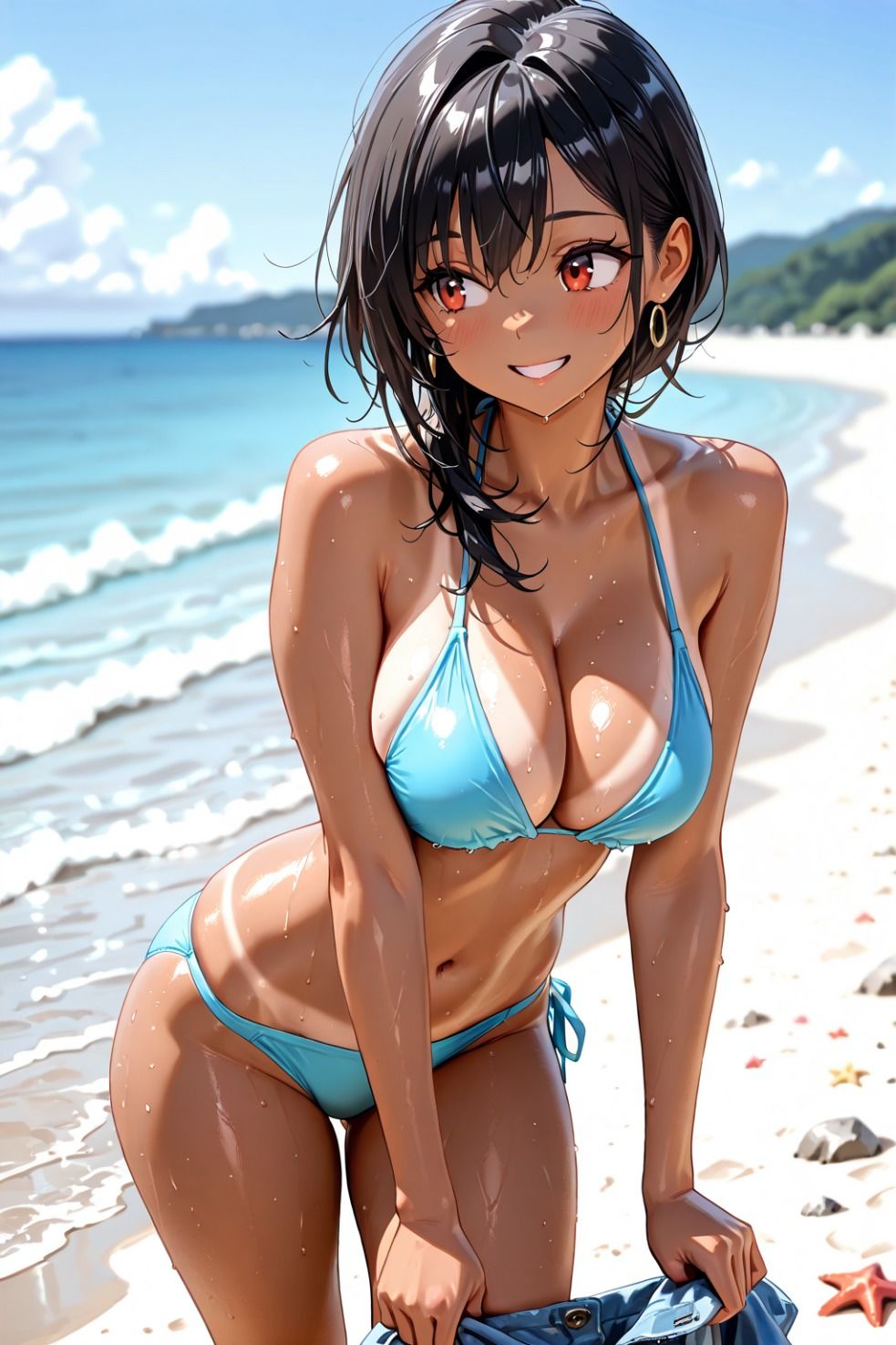 日焼けギャル  み〜んな中出しOK 画像1
