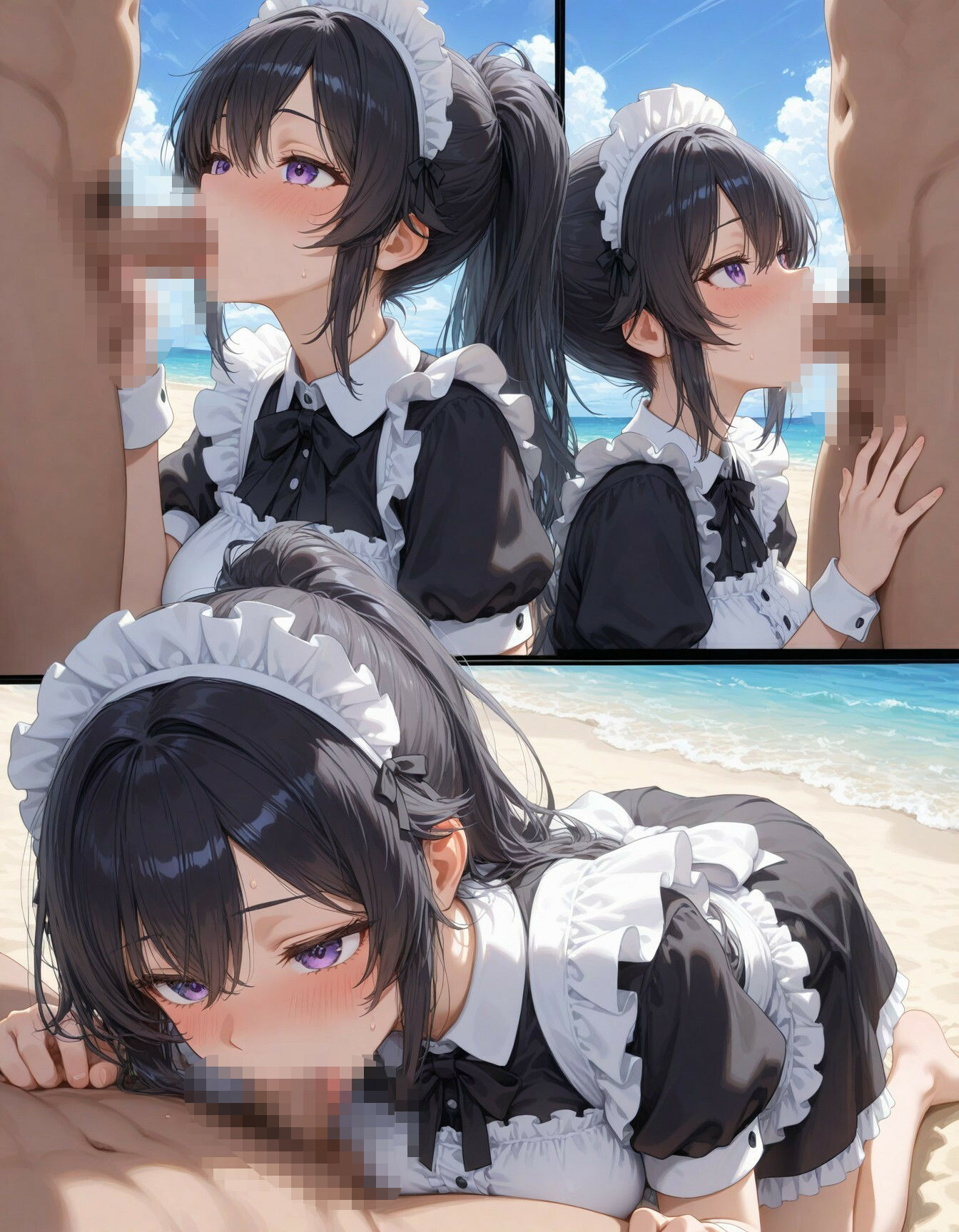 コスプレ美女の解放SEX -ビーチでエロボディ震わせて悶絶イキ- 画像9