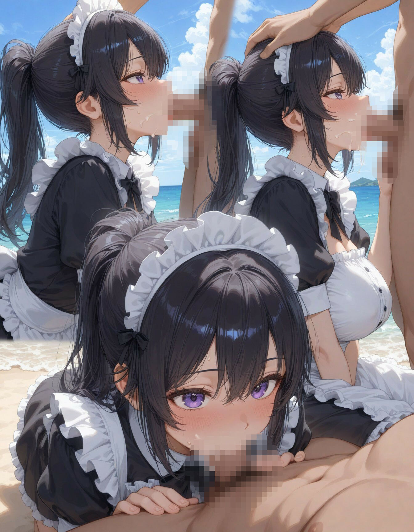 コスプレ美女の解放SEX -ビーチでエロボディ震わせて悶絶イキ- 画像10