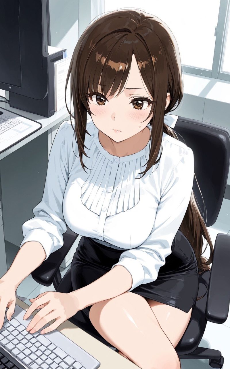 上司に仕事を教わるはずが性指導された 画像1